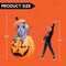 5 FT Halloween Inflatables Outdoor Decorations, Inflatable Halloween Decor Outdoor Blow Up Pumpkin for Yard, Animated Blow Up Cat On Pumpkin with LEDs for Outside Decor